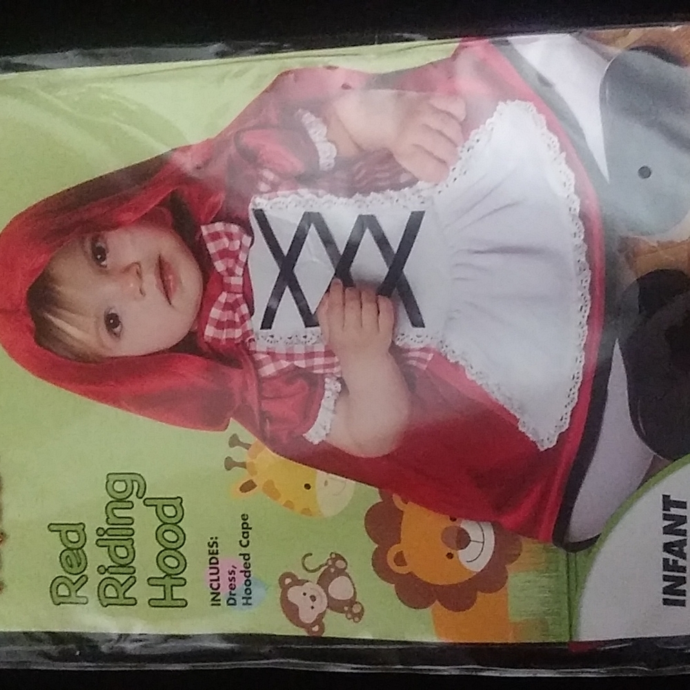 Halloween Red Riding Hood Set 6-12 mos